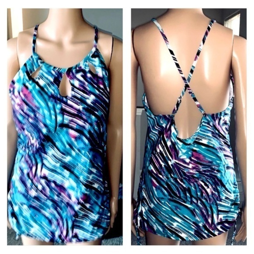 Vibrant Tankini Swimsuit!